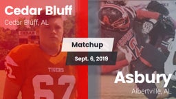 Matchup: Cedar Bluff vs. Asbury  2019
