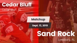 Matchup: Cedar Bluff vs. Sand Rock  2019