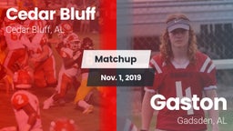 Matchup: Cedar Bluff vs. Gaston  2019