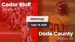 Matchup: Cedar Bluff vs. Dade County  2020