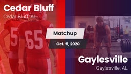 Matchup: Cedar Bluff vs. Gaylesville  2020