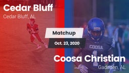 Matchup: Cedar Bluff vs. Coosa Christian  2020