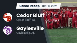 Recap: Cedar Bluff  vs. Gaylesville  2021