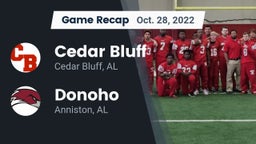 Recap: Cedar Bluff  vs. Donoho  2022