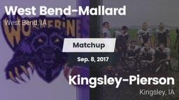 Matchup: West Bend-Mallard vs. Kingsley-Pierson  2017