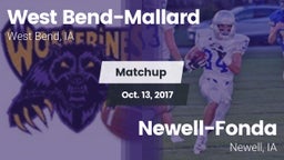 Matchup: West Bend-Mallard vs. Newell-Fonda  2017
