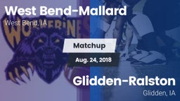 Matchup: West Bend-Mallard vs. Glidden-Ralston  2018