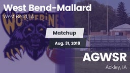 Matchup: West Bend-Mallard vs. AGWSR  2018