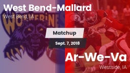 Matchup: West Bend-Mallard vs. Ar-We-Va  2018