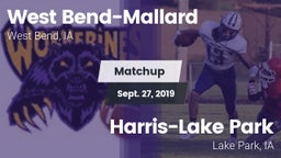 Matchup: West Bend-Mallard vs. Harris-Lake Park  2019
