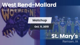 Matchup: West Bend-Mallard vs. St. Mary's  2019