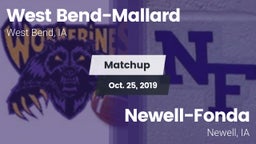 Matchup: West Bend-Mallard vs. Newell-Fonda  2019