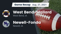 Recap: West Bend-Mallard  vs. Newell-Fonda  2021