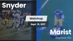 Matchup: Snyder vs. Marist  2017