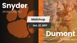 Matchup: Snyder vs. Dumont  2017