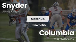 Matchup: Snyder vs. Columbia  2017