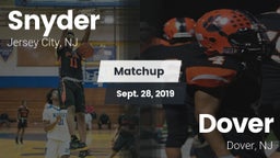 Matchup: Snyder vs. Dover  2019