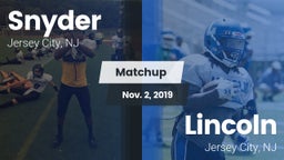 Matchup: Snyder vs. Lincoln  2019