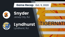 Recap: Snyder  vs. Lyndhurst  2020