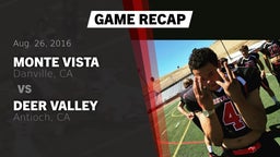 Recap: Monte Vista  vs. Deer Valley  2016