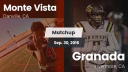 Matchup: Monte Vista vs. Granada  2016