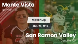 Matchup: Monte Vista vs. San Ramon Valley  2016