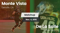 Matchup: Monte Vista vs. De La Salle  2016