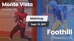 Matchup: Monte Vista vs. Foothill  2017
