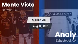 Matchup: Monte Vista vs. Analy  2018