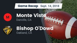 Recap: Monte Vista  vs. Bishop O'Dowd  2018