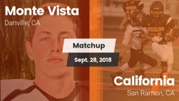Matchup: Monte Vista vs. California  2018
