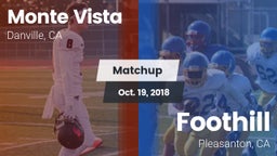 Matchup: Monte Vista vs. Foothill  2018