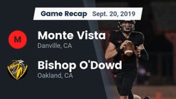 Recap: Monte Vista  vs. Bishop O'Dowd  2019