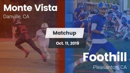 Matchup: Monte Vista vs. Foothill  2019