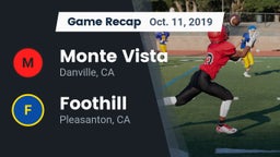 Recap: Monte Vista  vs. Foothill  2019