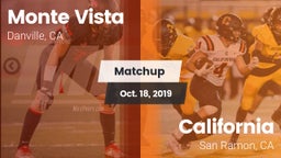Matchup: Monte Vista vs. California  2019