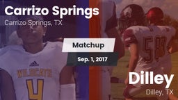 Matchup: Carrizo Springs vs. Dilley  2017