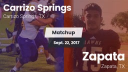 Matchup: Carrizo Springs vs. Zapata  2017