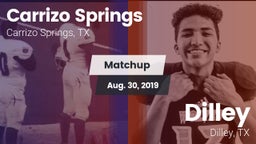 Matchup: Carrizo Springs vs. Dilley  2019