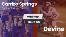 Matchup: Carrizo Springs vs. Devine  2019