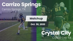 Matchup: Carrizo Springs vs. Crystal City  2020