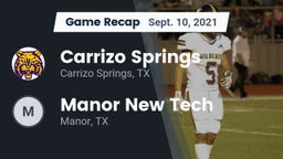 Recap: Carrizo Springs  vs. Manor New Tech 2021