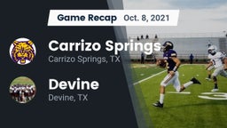 Recap: Carrizo Springs  vs. Devine  2021