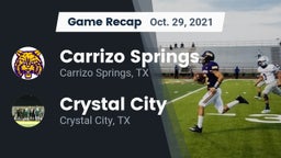 Recap: Carrizo Springs  vs. Crystal City  2021