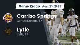 Recap: Carrizo Springs  vs. Lytle  2023