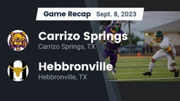 Recap: Carrizo Springs  vs. Hebbronville  2023