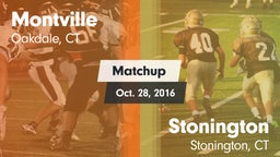 Matchup: Montville vs. Stonington  2016