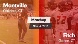 Matchup: Montville vs. Fitch  2016