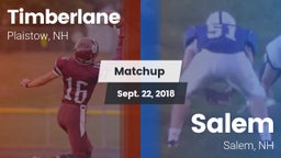 Matchup: Timberlane vs. Salem  2018