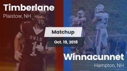 Matchup: Timberlane vs. Winnacunnet  2018